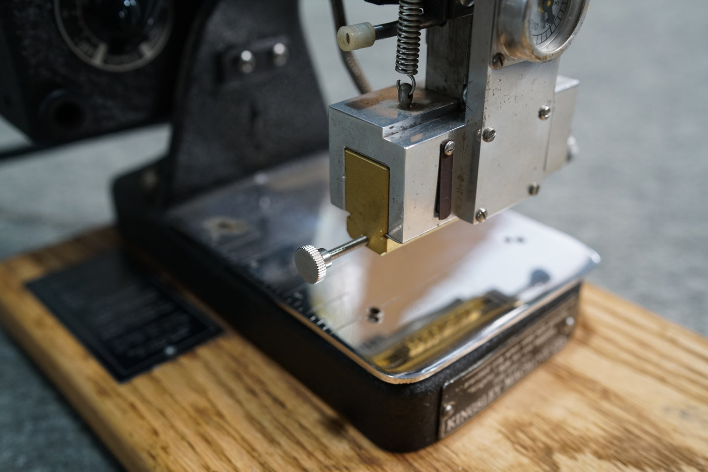 Brass Die Holder for Kinsley Hot Foil Stamping Machine