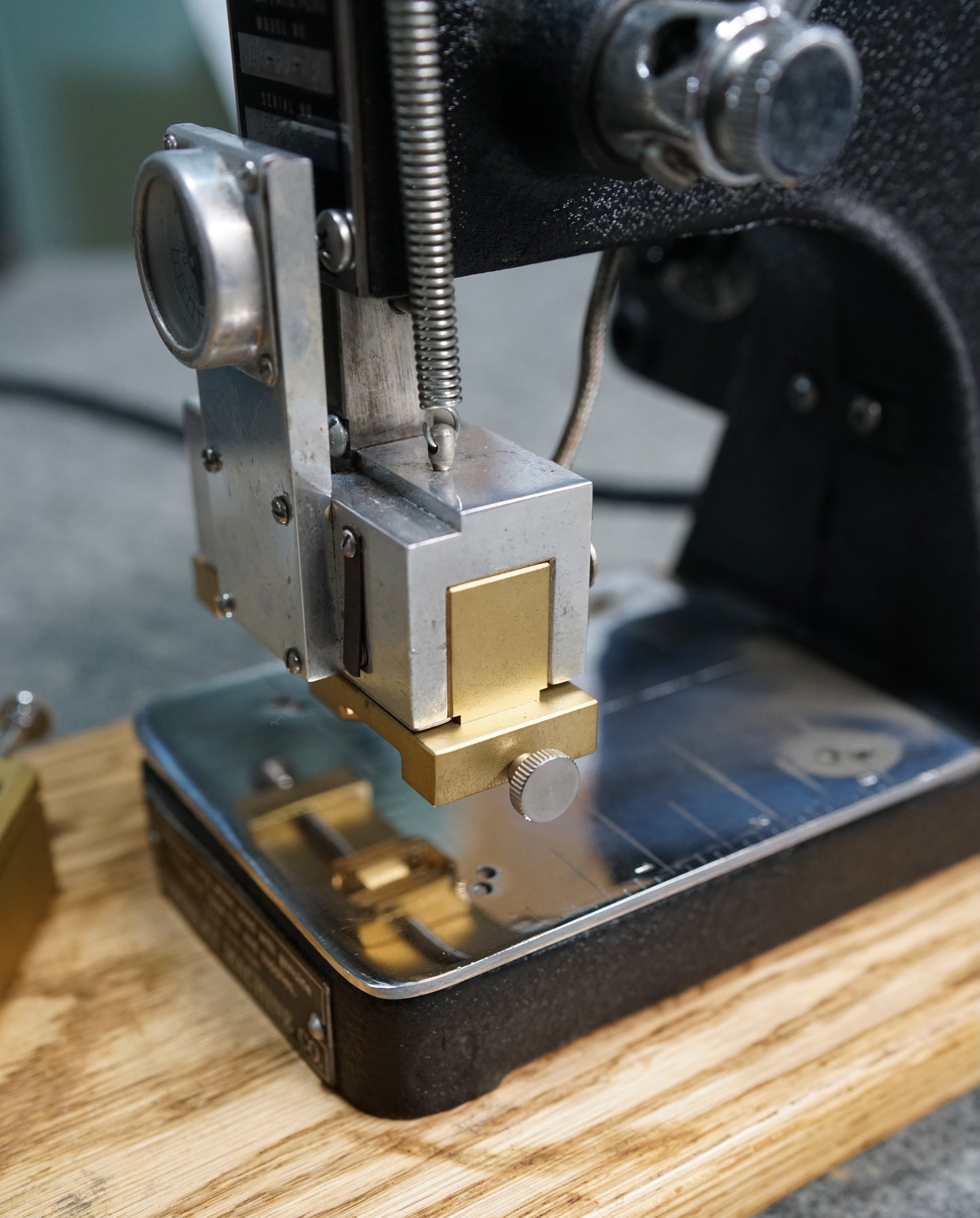 Brass Die Holder for Kinsley Hot Foil Stamping Machine
